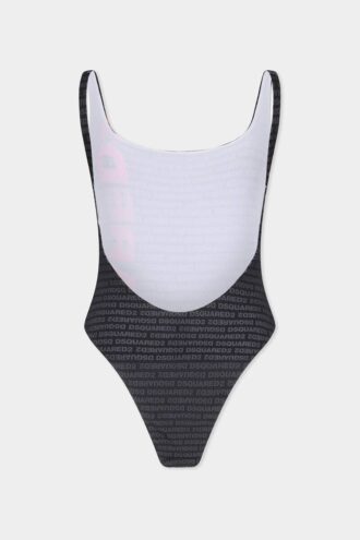 Costume intero con logo Dsquared2