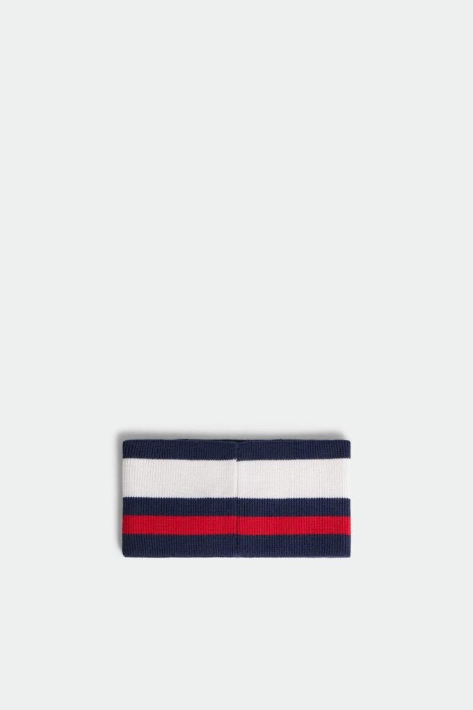 Cuffia lavorata a maglia Dsquared2 con foglia d’acero Cuffia lavorata a maglia Dsquared2 con foglia d’acero