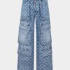D2 Jeans cargo Monogram lavaggio chiaro D2 Jeans cargo Monogram lavaggio chiaro