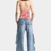 D2 Jeans cargo Monogram lavaggio chiaro D2 Jeans cargo Monogram lavaggio chiaro