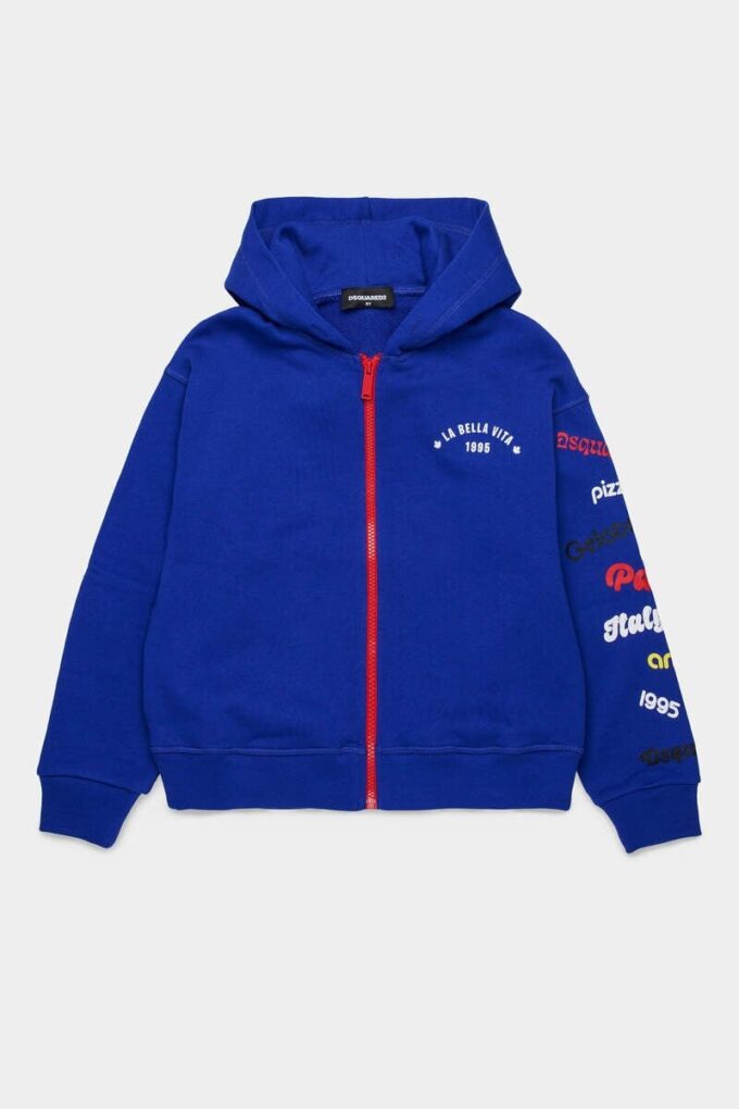 D2Kids Junior con cappuccio e zip
