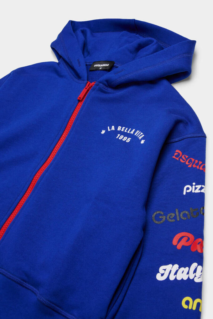D2Kids Junior con cappuccio e zip