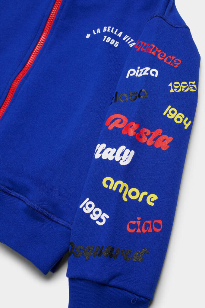 D2Kids Junior con cappuccio e zip