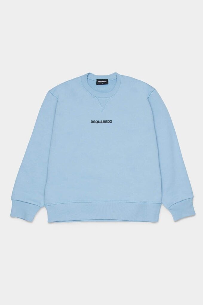 D2Kids Junior Dsquared2 Logo a girocollo D2Kids Junior Dsquared2 Logo a girocollo