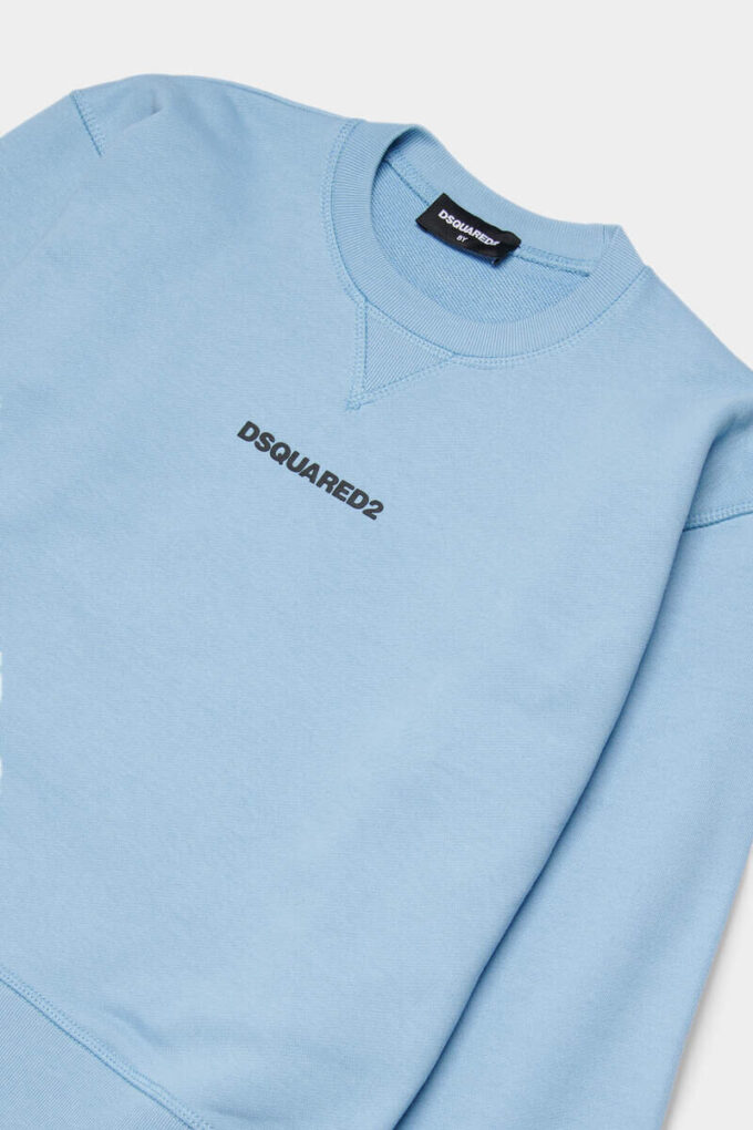 D2Kids Junior Dsquared2 Logo a girocollo D2Kids Junior Dsquared2 Logo a girocollo