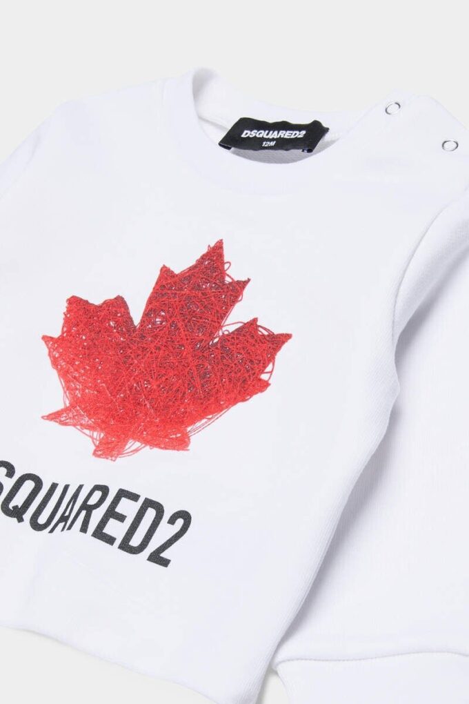 D2Kids Maglia girocollo Maple Leaf per neonati