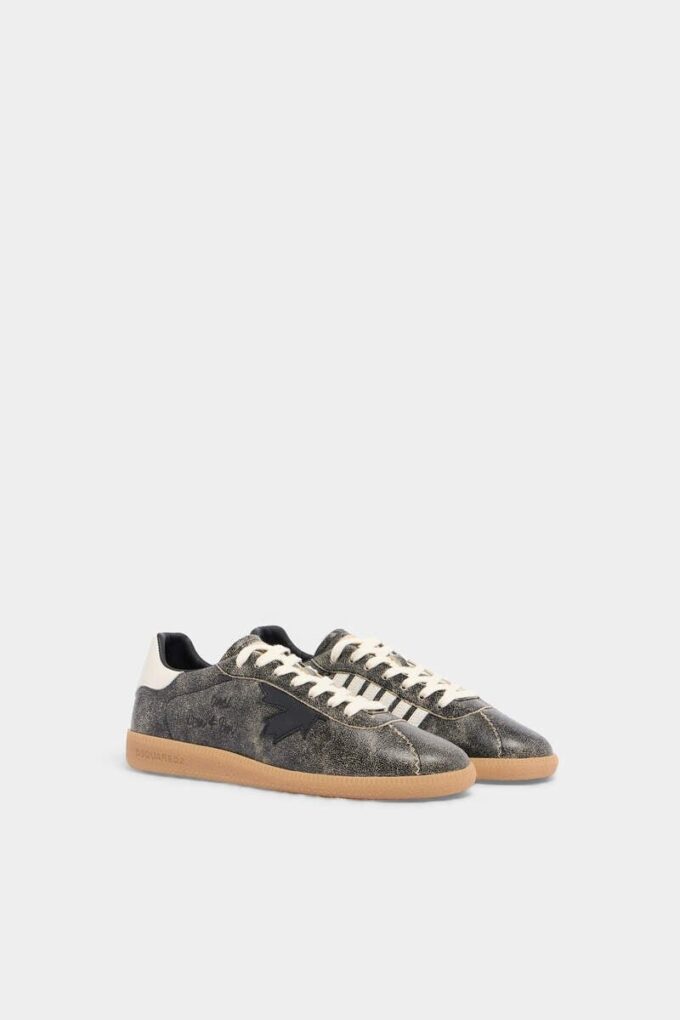 Dsquared2 Rebels Sneakers in pelle screpolata Dsquared2 Rebels Sneakers in pelle screpolata