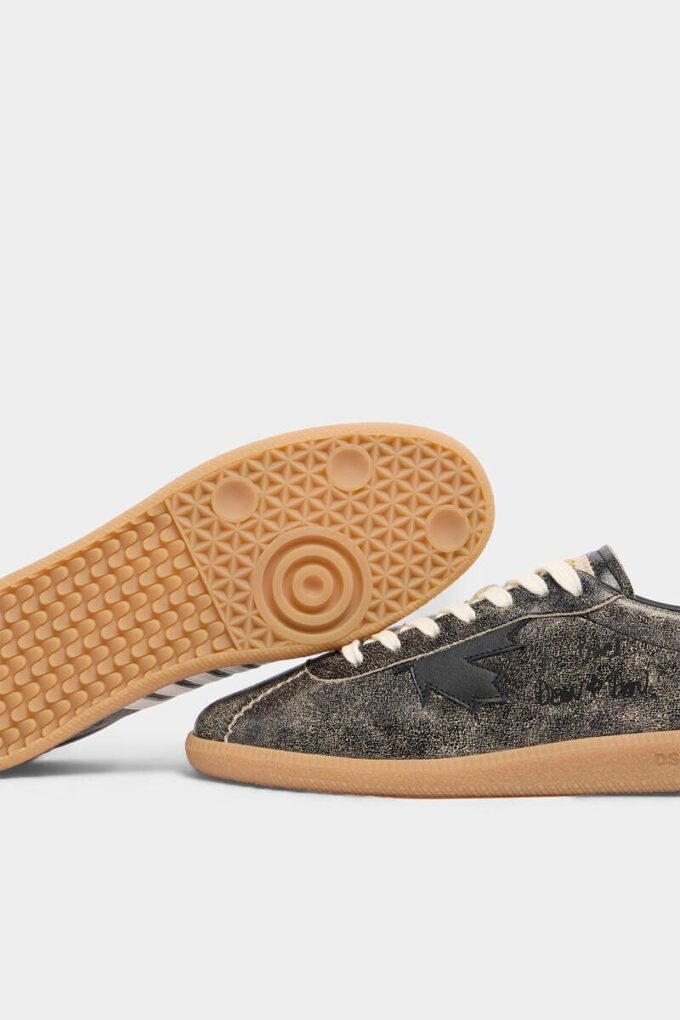 Dsquared2 Rebels Sneakers in pelle screpolata Dsquared2 Rebels Sneakers in pelle screpolata