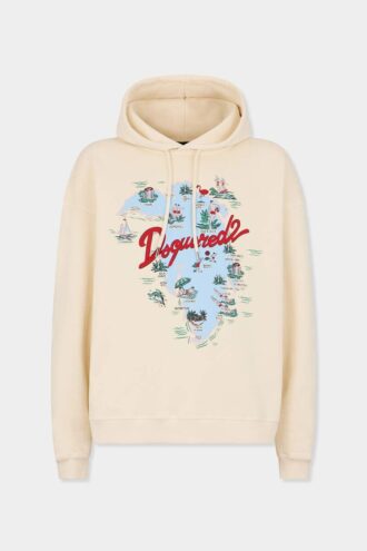 Felpa con cappuccio Aloha Souvenir dalla vestibilità comoda