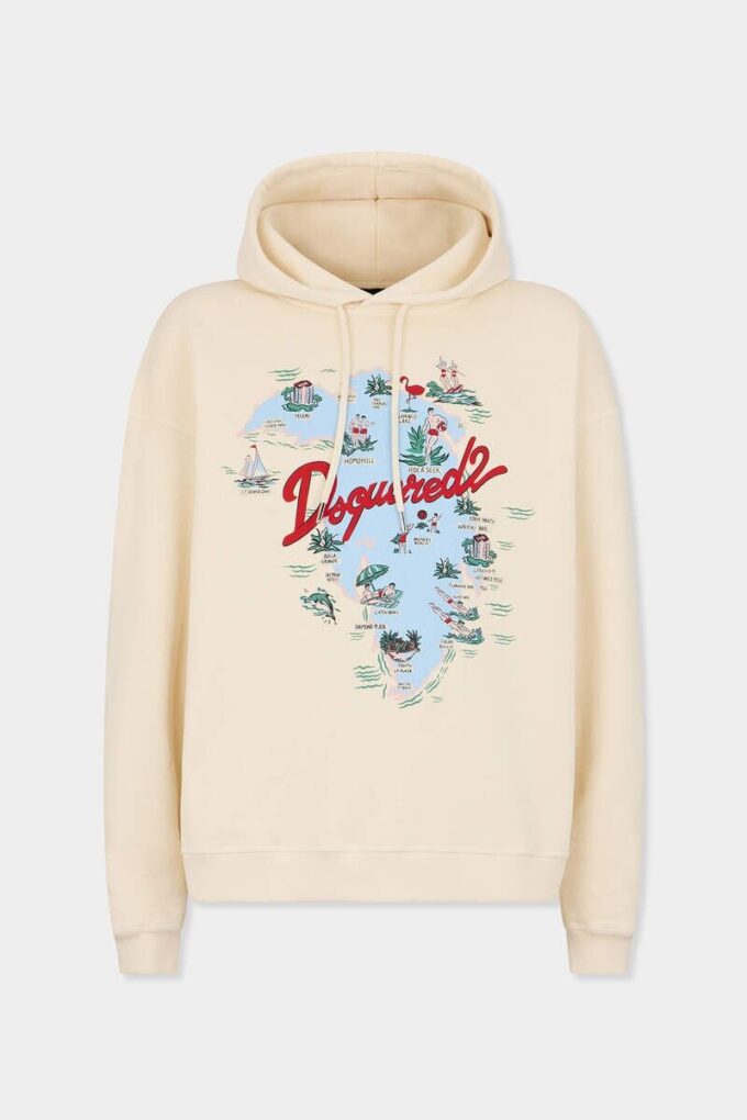 Felpa con cappuccio Aloha Souvenir dalla vestibilità comoda
