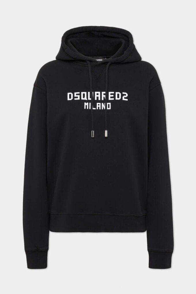Felpa con cappuccio D2 Milano dalla vestibilità perfetta Felpa con cappuccio D2 Milano dalla vestibilità perfetta