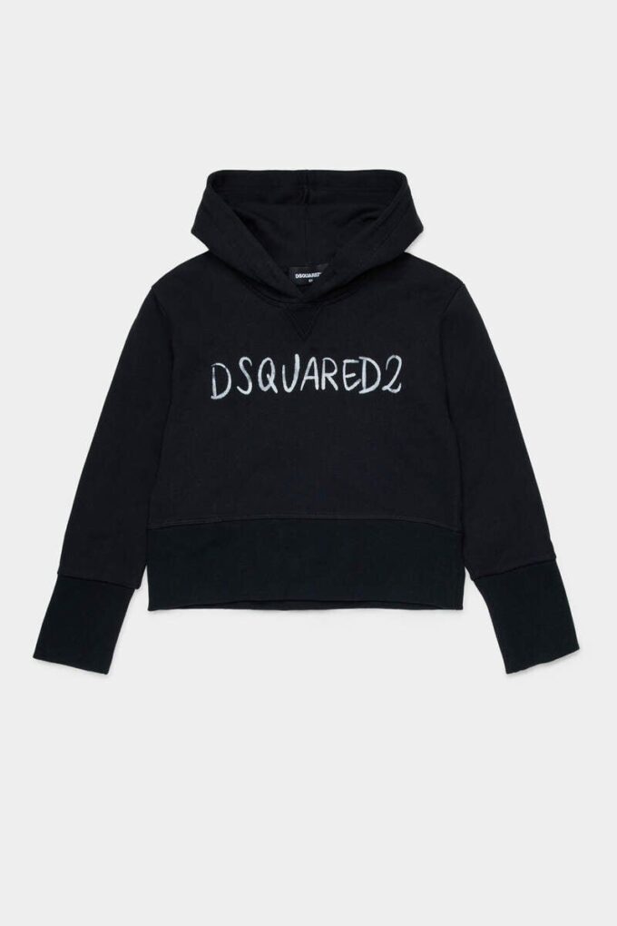 Felpa con cappuccio D2Kids Junior Dsquared2 Dsquared2 Felpa con cappuccio D2Kids Junior Dsquared2 Dsquared2