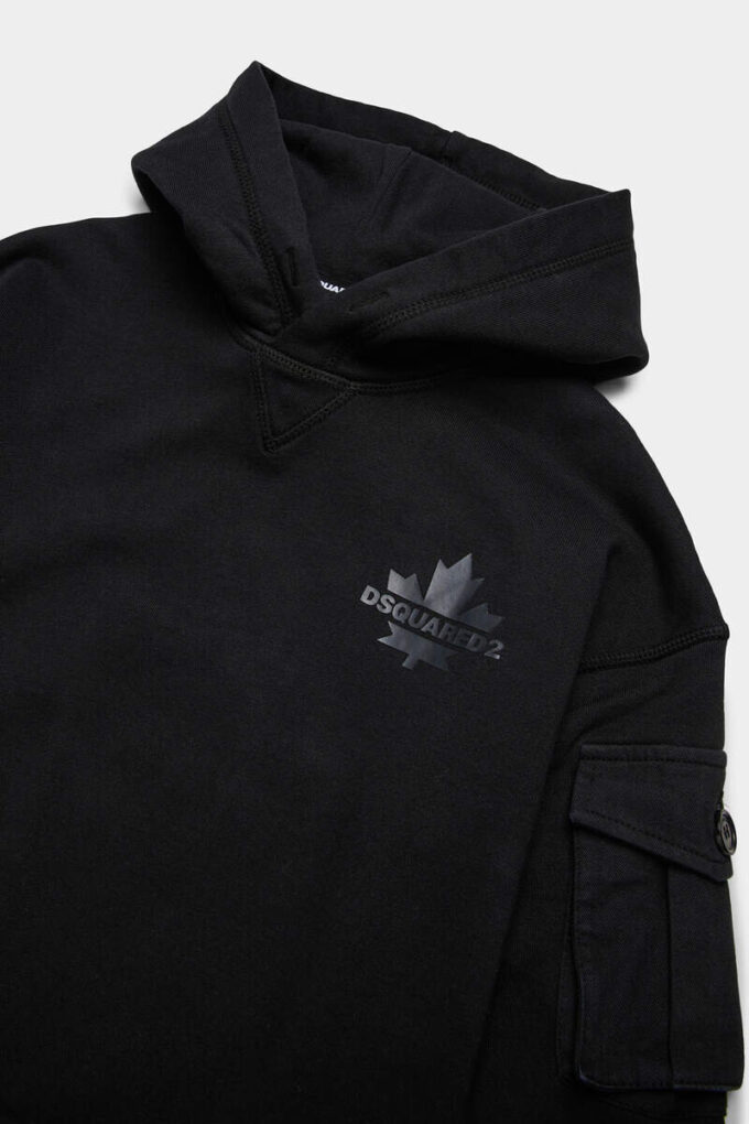 Felpa con cappuccio D2Kids Junior Maple Leaf
