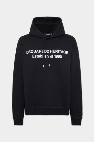 Felpa con cappuccio Dsquared2 Heritage dalla vestibilità comoda