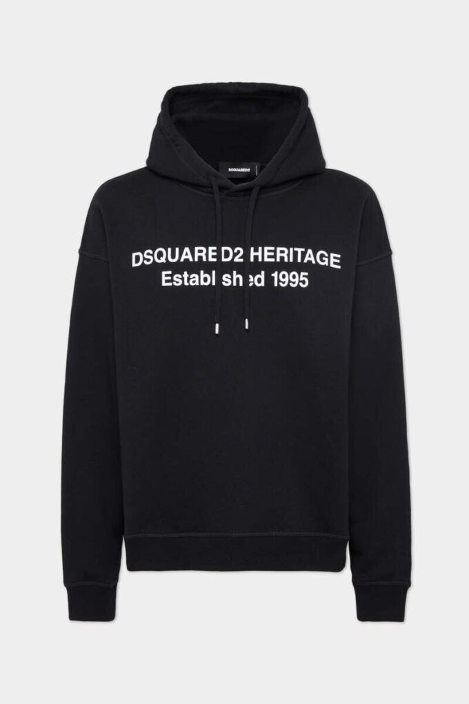 Felpa con cappuccio Dsquared2 Heritage dalla vestibilità comoda