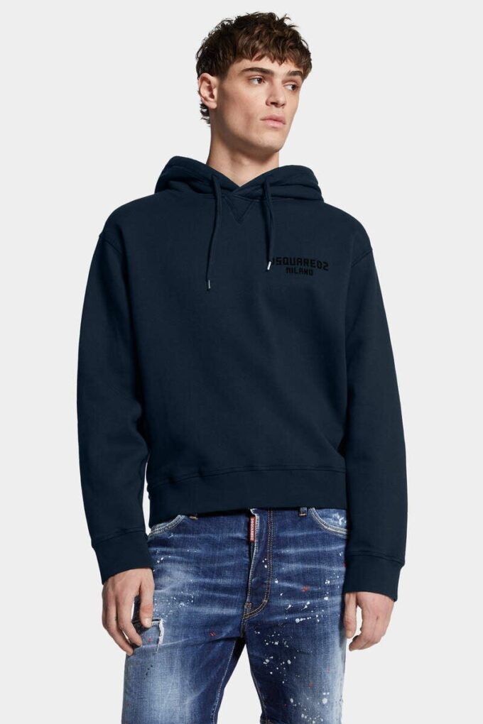 Felpa con cappuccio Dsquared2 Milano dalla vestibilità perfetta Felpa con cappuccio Dsquared2 Milano dalla vestibilità perfetta