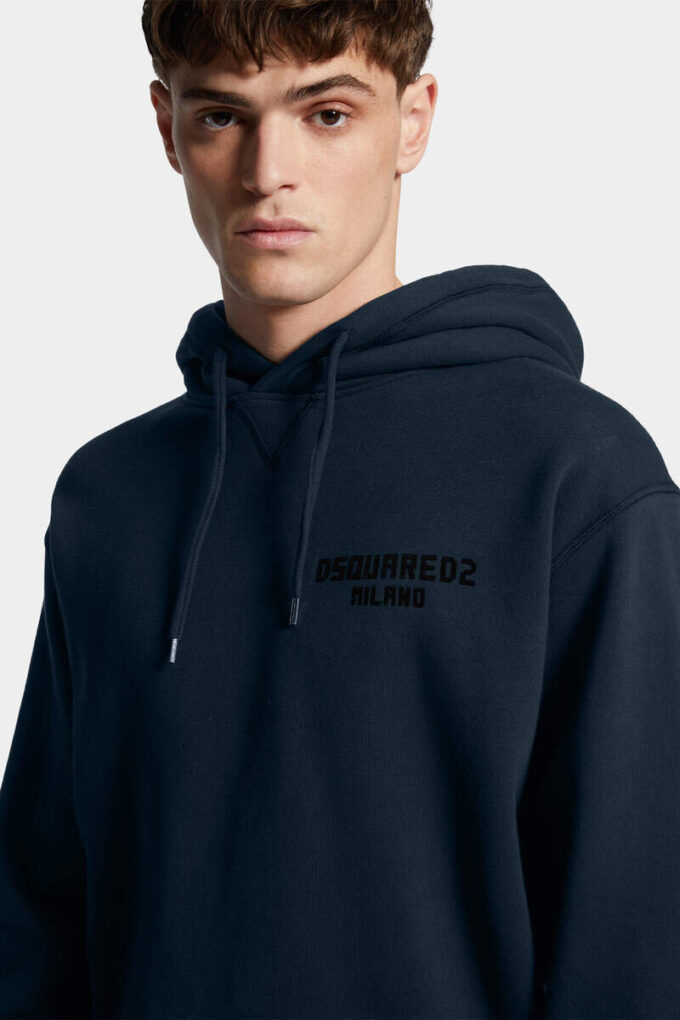 Felpa con cappuccio Dsquared2 Milano dalla vestibilità perfetta Felpa con cappuccio Dsquared2 Milano dalla vestibilità perfetta