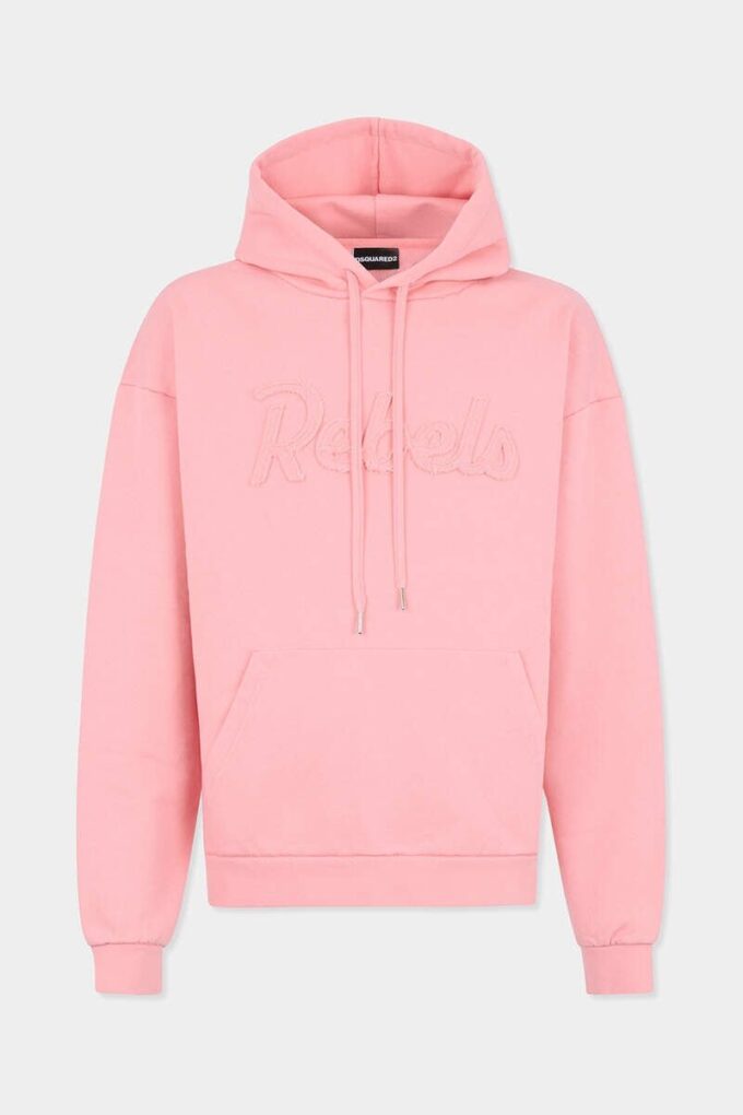 Felpa con cappuccio Dsquared2 Rebels dalla vestibilità comoda Felpa con cappuccio Dsquared2 Rebels dalla vestibilità comoda