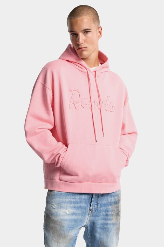 Felpa con cappuccio Dsquared2 Rebels dalla vestibilità comoda Felpa con cappuccio Dsquared2 Rebels dalla vestibilità comoda