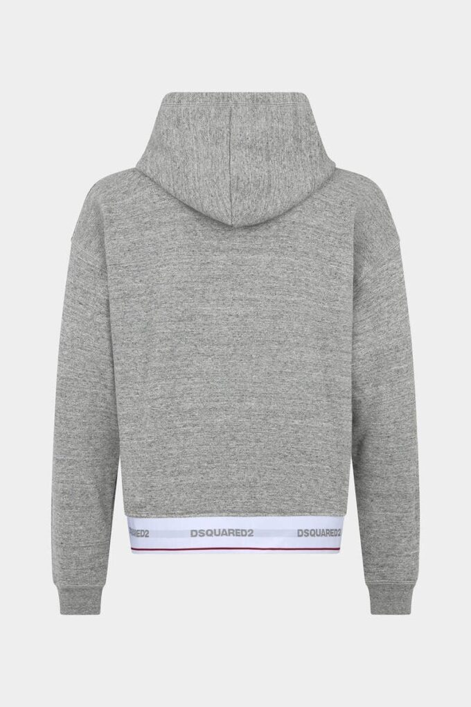 Felpa con cappuccio Dsquared2 Tape dalla vestibilità comoda