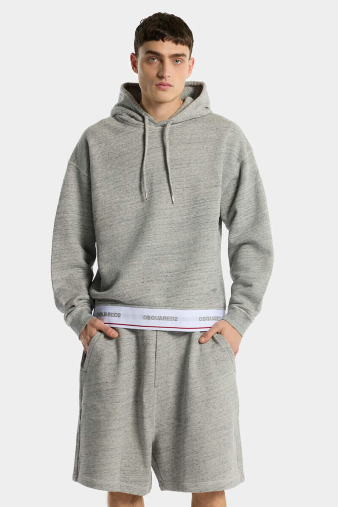 Felpa con cappuccio Dsquared2 Tape dalla vestibilità comoda