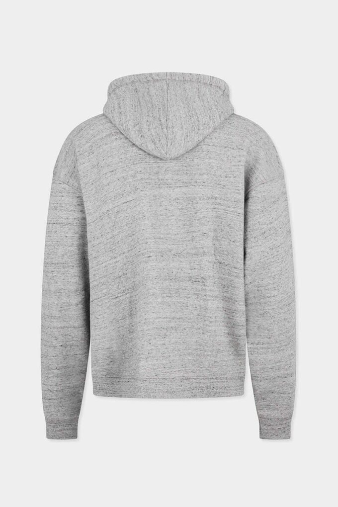 Felpa con cappuccio e zip dalla vestibilità comoda, firma Dsquared2