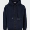 Felpa con cappuccio e zip Dsquared2 Logo, vestibilità boyfriend Felpa con cappuccio e zip Dsquared2 Logo, vestibilità boyfriend
