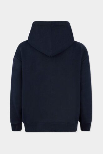 Felpa con cappuccio e zip Dsquared2 Logo, vestibilità boyfriend