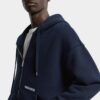 Felpa con cappuccio e zip Dsquared2 Logo, vestibilità boyfriend Felpa con cappuccio e zip Dsquared2 Logo, vestibilità boyfriend