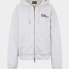 Felpa con cappuccio e zip Iconique Boyfriend Fit