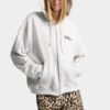 Felpa con cappuccio e zip Iconique Boyfriend Fit