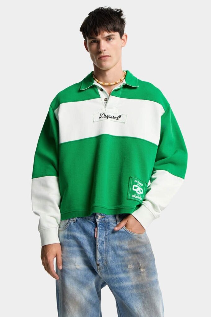 Felpa D2 College Rugby Fit Felpa D2 College Rugby Fit
