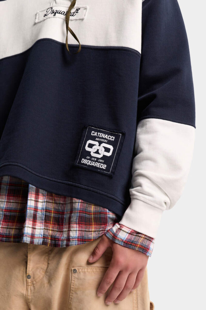 Felpa D2 College Rugby Fit Felpa D2 College Rugby Fit