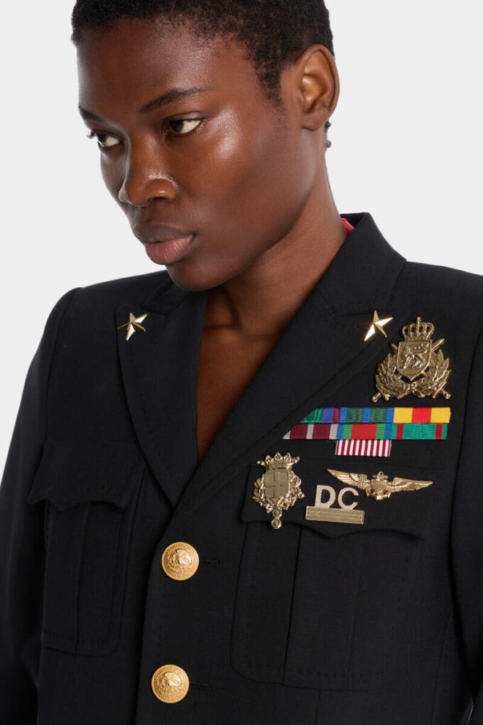 Giacca da uniforme in lana tropicale