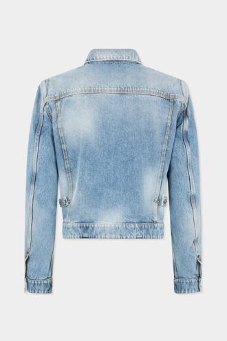 Giacca di jeans in lavaggio Light Diagonale anni ’70