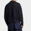Giacca in jeans cargo dal lavaggio scuro Giacca in jeans cargo dal lavaggio scuro