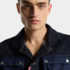 Giacca in jeans cargo dal lavaggio scuro Giacca in jeans cargo dal lavaggio scuro