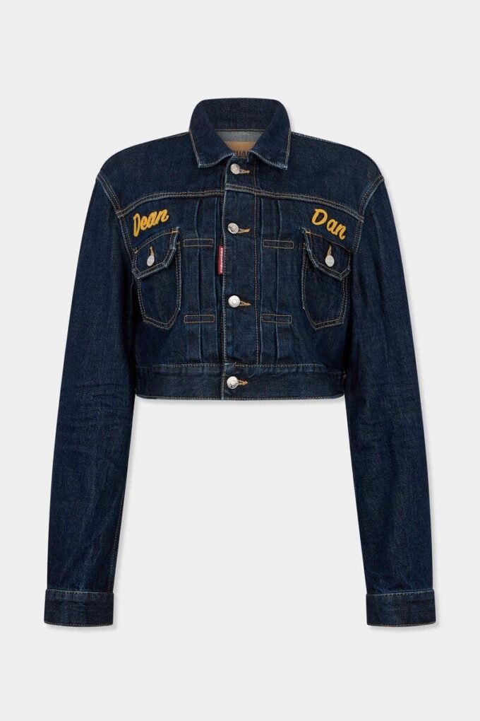 Giacca in Jeans corta e squadrata Cimosa Authentic Japanese