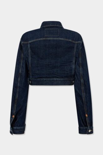 Giacca in Jeans corta e squadrata Cimosa Authentic Japanese