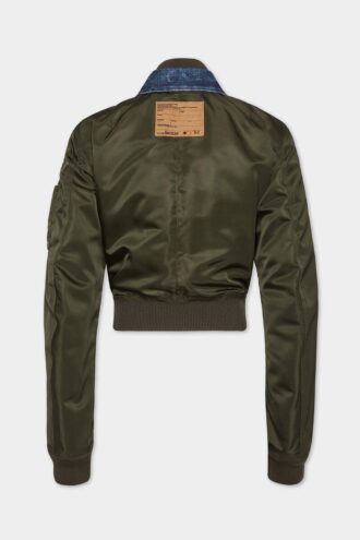 Giacca in jeans ibrida Dark Aviator
