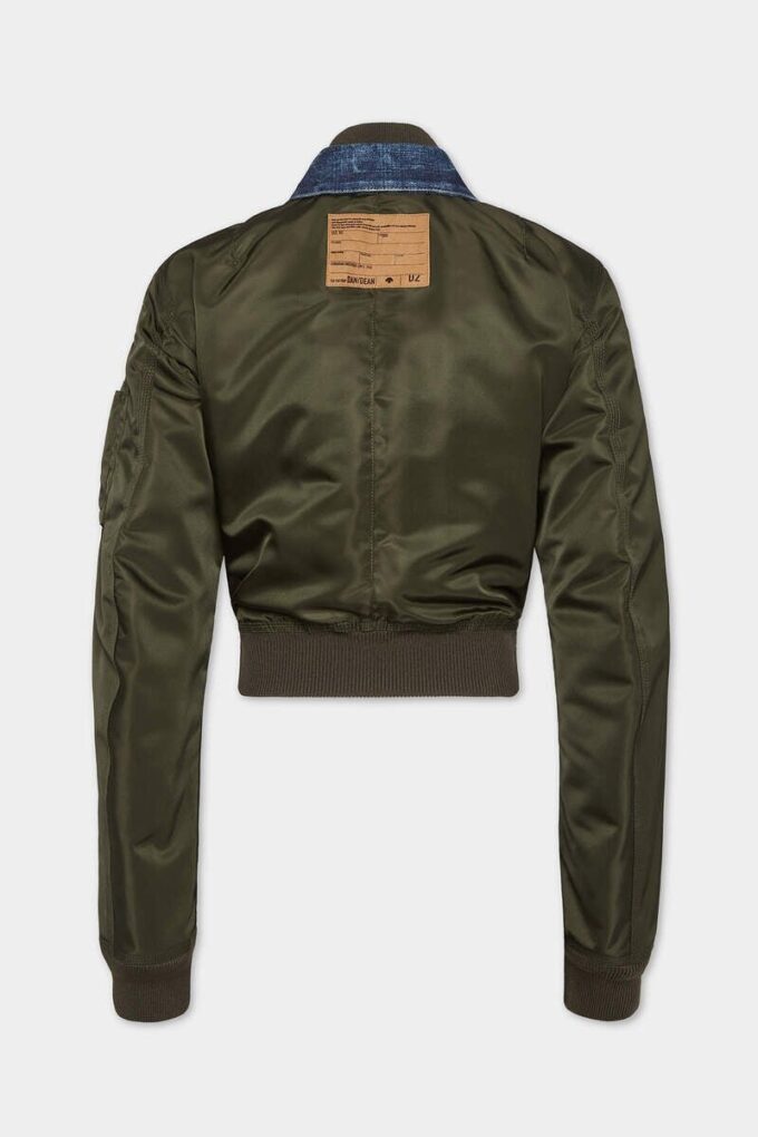 Giacca in jeans ibrida Dark Aviator Giacca in jeans ibrida Dark Aviator