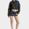 Giacca in jeans ibrida Dark Aviator Giacca in jeans ibrida Dark Aviator