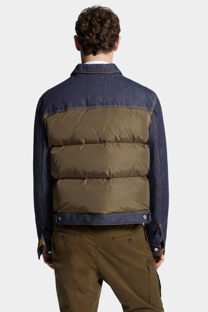 Giacca in Jeans imbottita ibrida