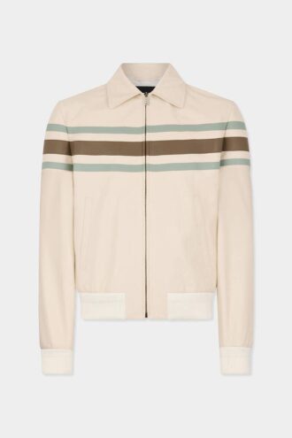 Giacca in pelle in stile preppy Giacca in pelle in stile preppy