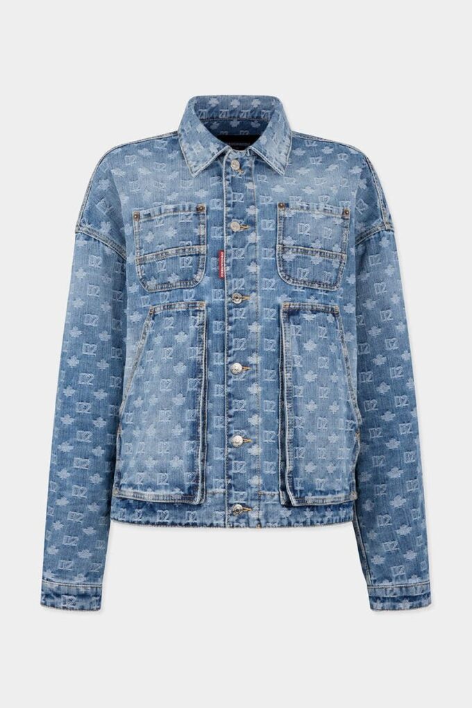 Giacca jeans unisex lavaggio chiaro Giacca jeans unisex lavaggio chiaro