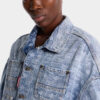 Giacca jeans unisex lavaggio chiaro Giacca jeans unisex lavaggio chiaro