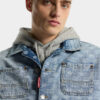 Giacca utility in Jeans con lavaggio chiaro Giacca utility in Jeans con lavaggio chiaro