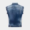 Gilet classico lavato a due colori