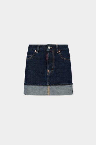 Gonna in autentico denim giapponese Cimosa
