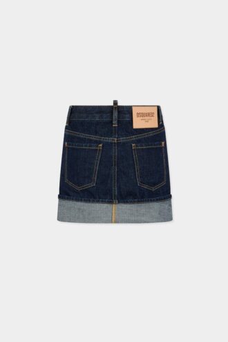 Gonna in autentico denim giapponese Cimosa